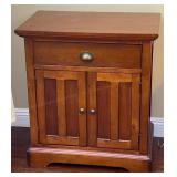 Mission Style Nightstand Cabinet