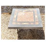 Metal Base Composite Top Outdoor Patio Table