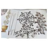 Outdoor Metal Wall Art, Shepherds Hook