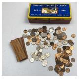 Us Coins, Coin Wrappers, Metal Tin Keepsake Box