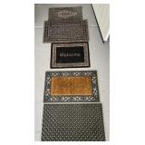 5pc Welcome Door Floor Mats
