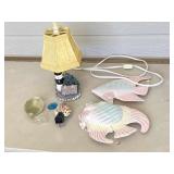 Wooden Fish, Lighthouse Table Lamp, Nightlight