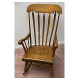 Tell City Chair Company Wooden Rocking Chair