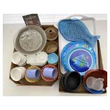 Ceramic Dishes, Plastic Fish Plates, Salsa Bowls