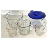 5pc Glass Measuring Cups