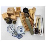 Bamboo Utensils, Sake Set, Porcelain Soup Bowls