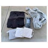 Flotation Cushions, Cover, Black Storage Bag