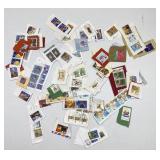 Assorted Canceled And Uncanceled Stamps