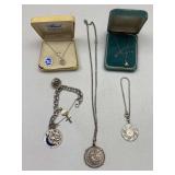 Sterling Silver Jewelry: Necklaces, Charm Bracelet