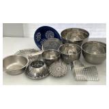 Stainless Steel Mixing Bowls, Metal Steamers