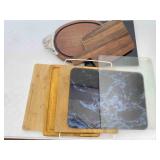 8pc Glass & Wood Cutting Boards