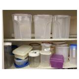 Plastic Food Storage Canister Containers