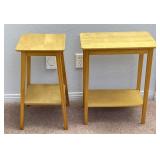 2pc Side Table: Rectangle & Square Table / Stand