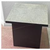 Homemade Slate Top Side Table