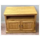 Rolling Media Cabinet Stand W/ Storage