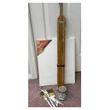 Canvas, Easel, Bob Ross Paint & Brushes