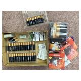 Alkaline batteries: AAA, AA, D, button