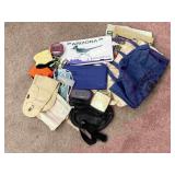 Travel Wallets, Stopwatch, Padlocks, Alarm Clock +