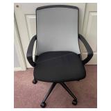 Rolling Cushioned Mesh Fabric Office Chair