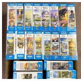 20 Boxes Of 1000 Piece Puzzles
