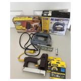 Electric Staple Gun, Automotive Jigsaw, Staples