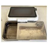 Stainless Steel Stove Top Smoker, Nonstick Griddle