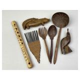 Bamboo Flute, Wood Carvings, Utensils
