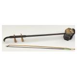 Chinese Erhu Zither Stringed Musical Instrument