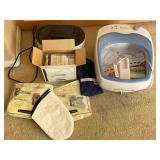 Bubbling Massaging Foot Spa, Paraffin Wax Bath