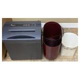 Four Sheet Paper Shredder, Waste Bin Baskets