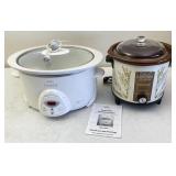 2pc Slow Cooker Crockery Pots