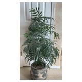 4 Foot Potted Artificial Parlor Palm Tree
