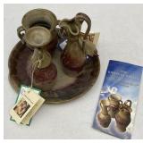 Religious Biblical Ceramic Pottery Set