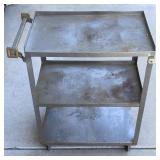 Rolling Stainless Steel Metal Cart