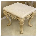 Cast Composite Decorative Side End Table