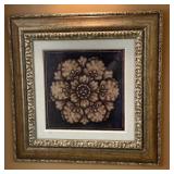 29' X 29' Framed Print: Fleur-de-lis Flower