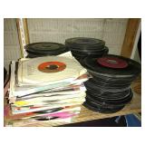 Stacks of 45 records mixed lot