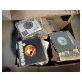 Box of 45 records