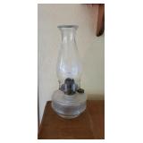 Antique Americana kerosene lamp