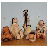 Hand crafted Native sculpture collection