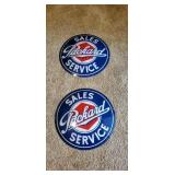 Packard SALES service gas pump lenses (2)