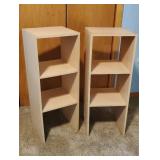 Pair of book shelves