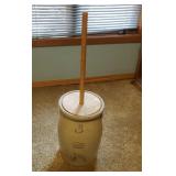 Red Wing stoneware butter churn