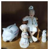 Shelf of knick knacks