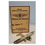 Wings of Texaco 1927 Ford Gold Airplane Bank