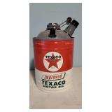 Decorative Texaco motor oil can