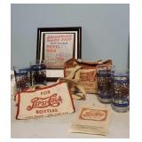 Vintage canvas Pepsi bottle bags, picture,