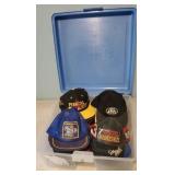 Tote of baseball caps