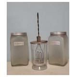 Keystone egg & cream beater, canisters