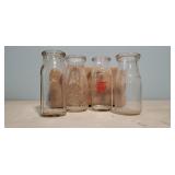 Milk bottles (4)